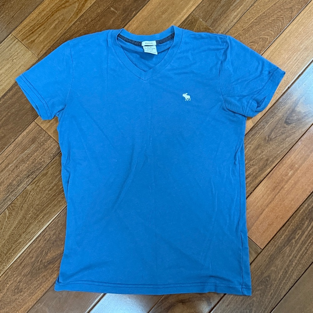 Abercrombie & Fitch Teal Muscle Tee